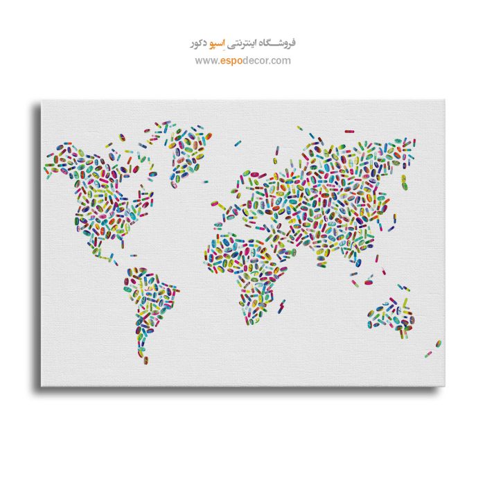 جهان - تابلو بوم نقشه
