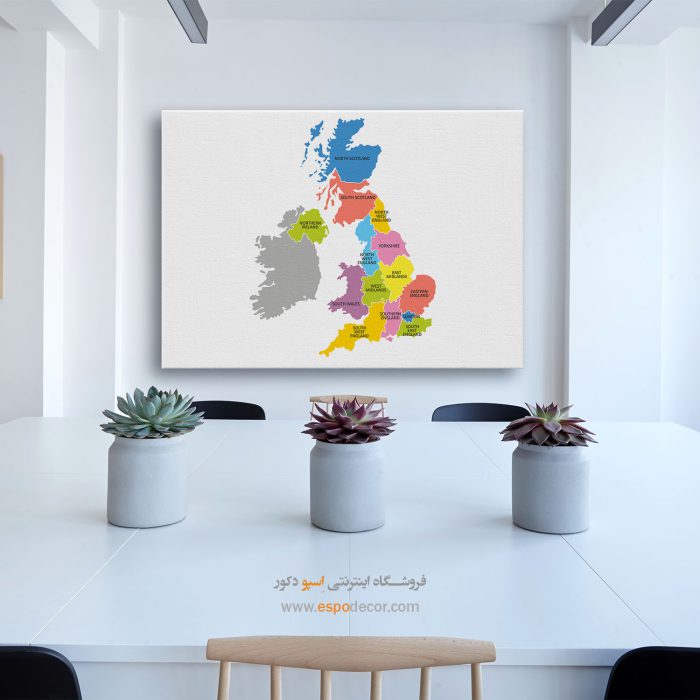انگلستان - تابلو بوم نقشه