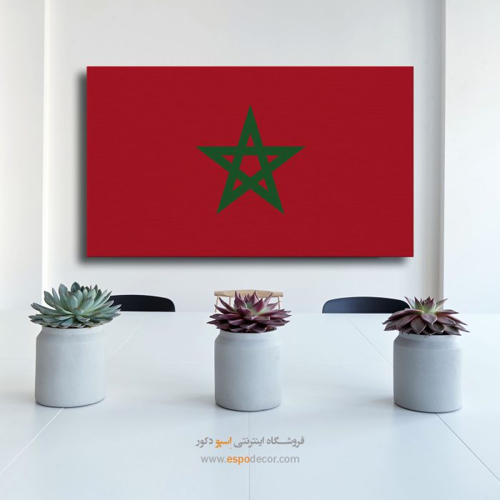 مراکش - تابلو بوم پرچم کشورها