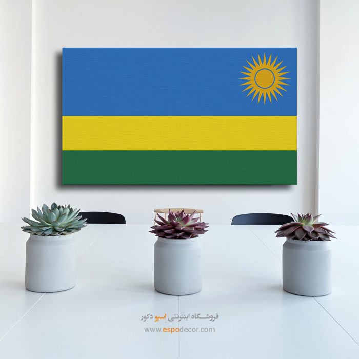 رواندا - تابلو بوم پرچم کشورها