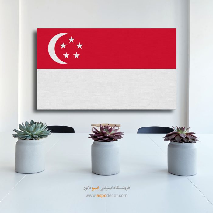 سنگاپور - تابلو بوم پرچم کشورها