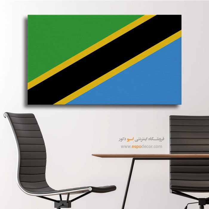 تانزانیا - تابلو بوم پرچم کشورها