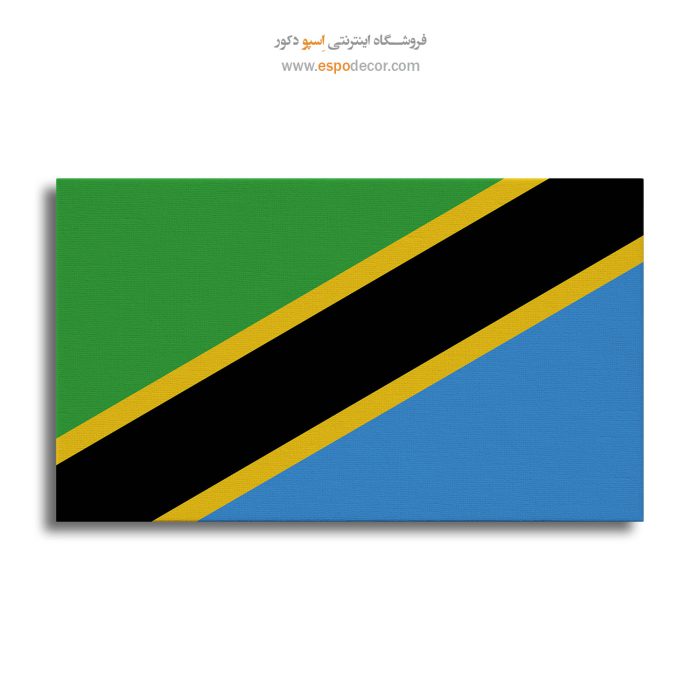 تانزانیا - تابلو بوم پرچم کشورها