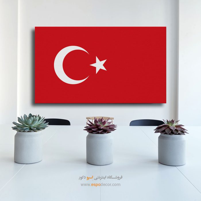 ترکیه - تابلو بوم پرچم کشورها