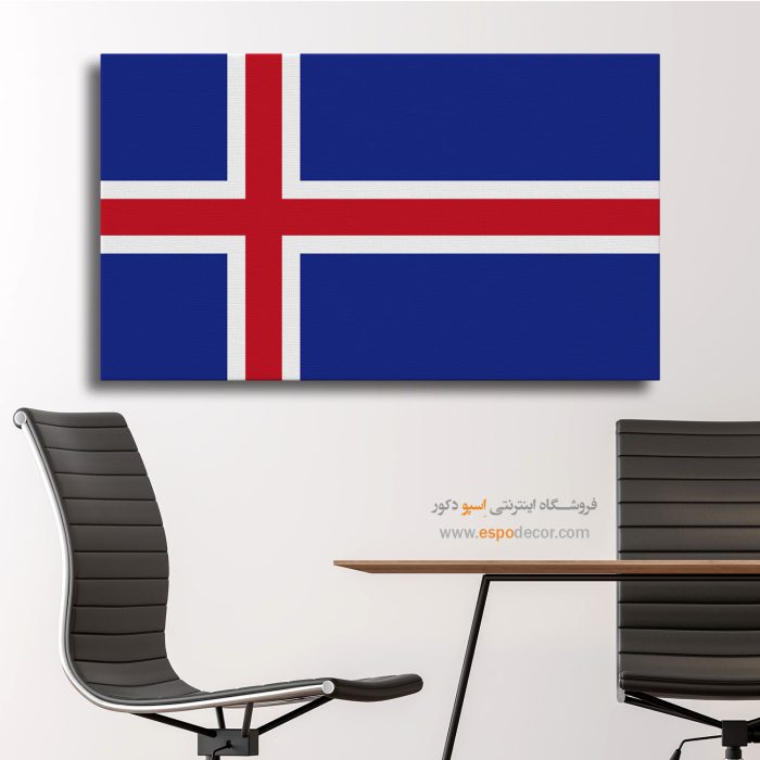 ایسلند - تابلو بوم پرچم کشورها