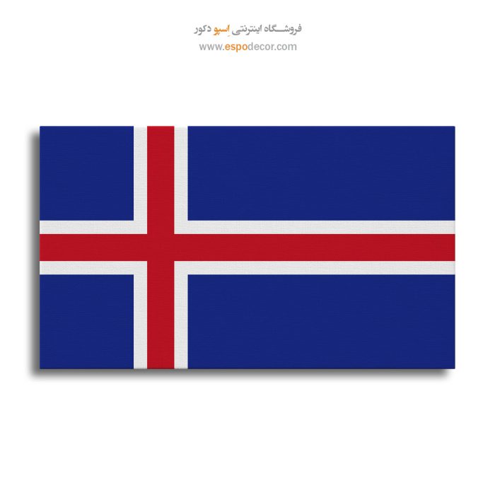 ایسلند - تابلو بوم پرچم کشورها