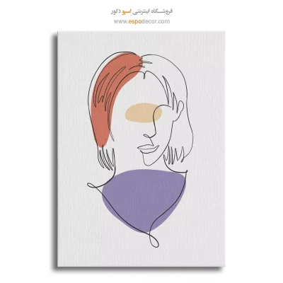 خرید تابلو خطی دختران