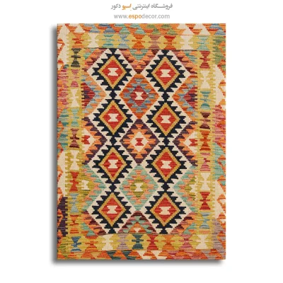 نقش خیالین - تابلو گلیم افغان