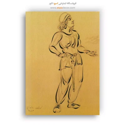 تابلو نقاشی سنتی روی بوم