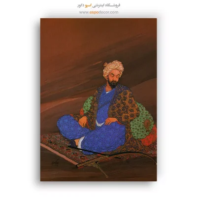 تابلو نقاشی مینیاتور روی بوم