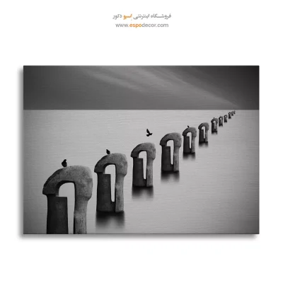 قیمت تابلو بوم سیاه و سفید جدید