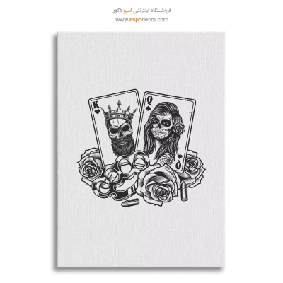 خرید تابلو سیاه و سفید شیک