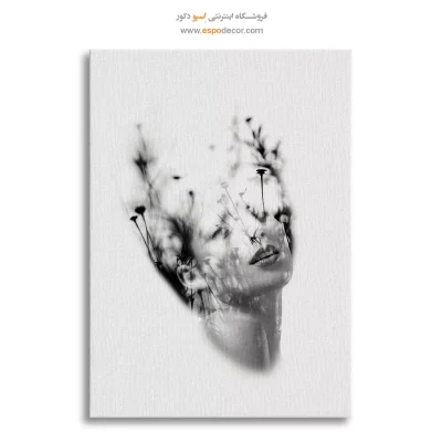 خرید تابلو فانتزی سیاه و سفید آنلاین مناسب هدیه