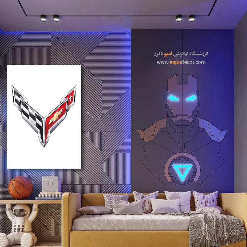 خرید تابلو برند ماشین کوروت