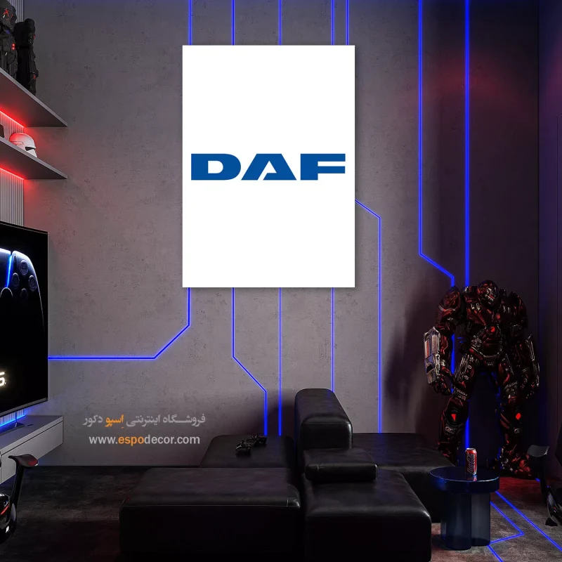تابلو لوگو ماشین داف