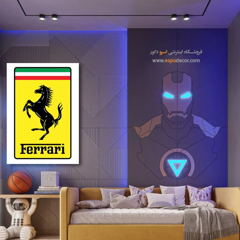 خرید تابلو برند ماشین فراری