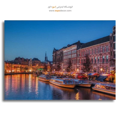 خرید تابلو با تصاویر شب ونیز