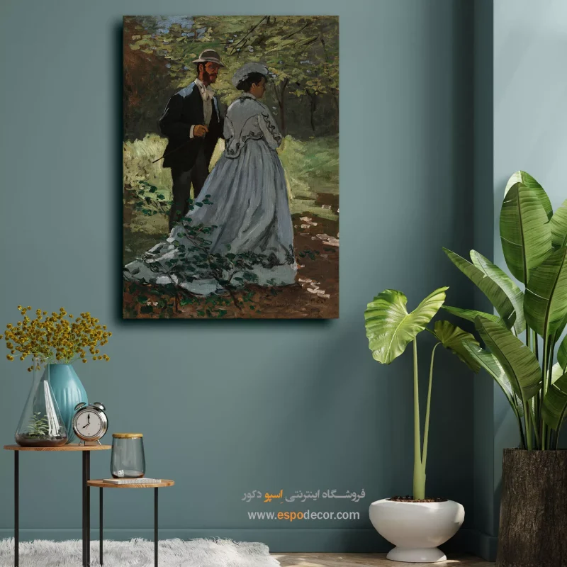 نقاشی با الهام از باغ و گل‌ها