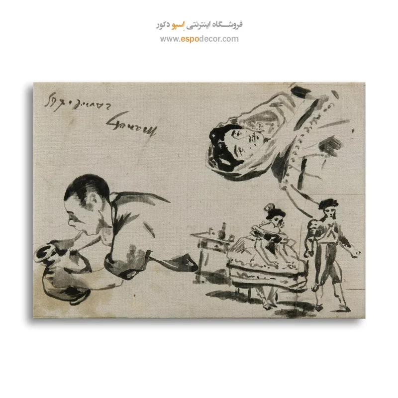 تابلو منظره شهری با سبک کلاسیک