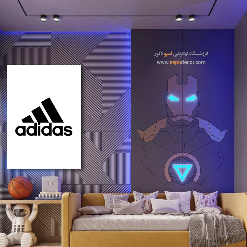خرید تابلو لوگو معروف آدیداس
