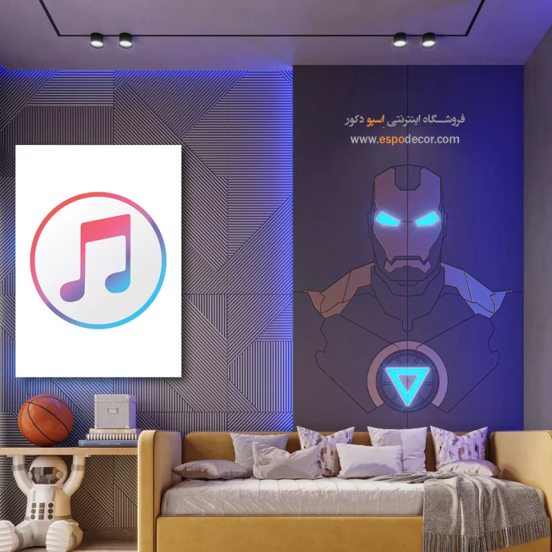 خرید تابلو لوگو آیتونز