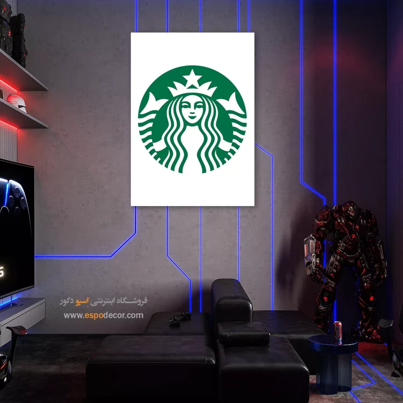 تابلو لوگو معروف استارباکس