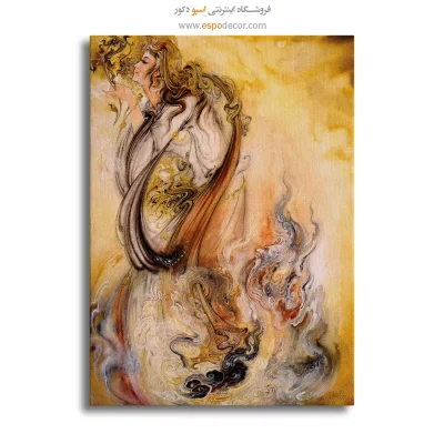 بوم کنواس عطر و بوی راز,خرید تابلو
