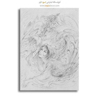 تابلو بوم مطالعه 3 اثر استاد فرشچیان,خرید تابلو
