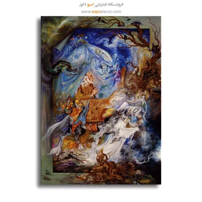 بوم کنواس کاروان زندگی,تابلو