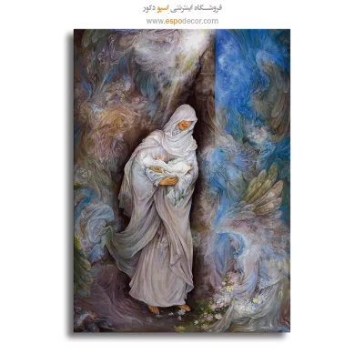 بوم کنواس تولد امام علی (ع) در کعبه,خرید تابلو