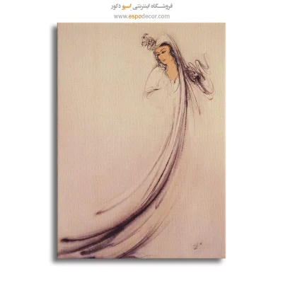 بوم کنواس سردرگمی درونی,خرید تابلو