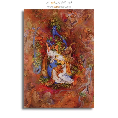 بوم کنواس سراب,خرید تابلو