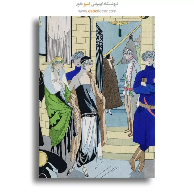 تابلو ژورنال مد رنگی برای بوتیک لباس