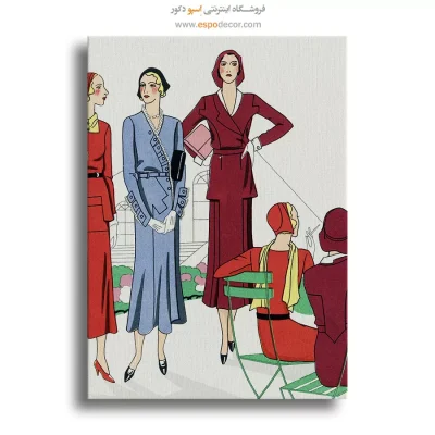 تابلو لباس مجلسی زنانه فانتزی برای مزون 