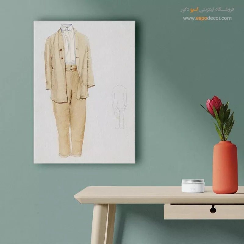 تابلو طراحی لباس زنانه مدرن برای هدیه خاص