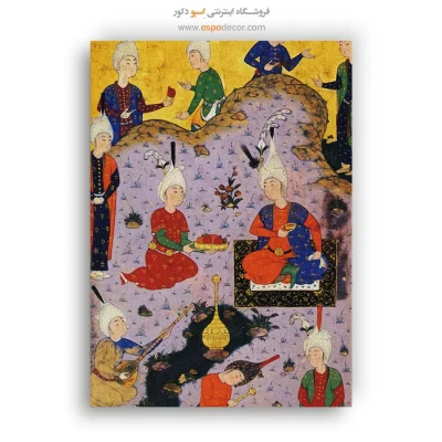 تابلو شعر با مینیاتور