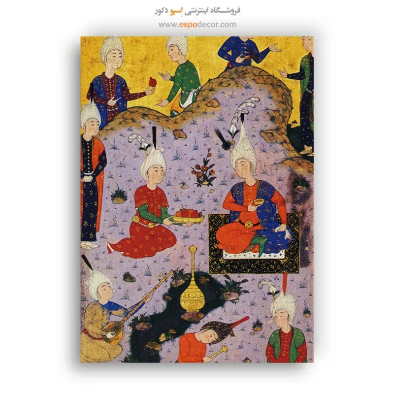 تابلو شعر با مینیاتور
