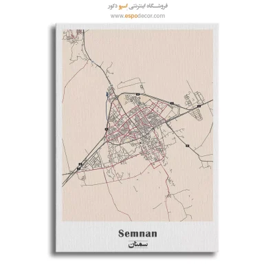 خرید نقشه سمنان