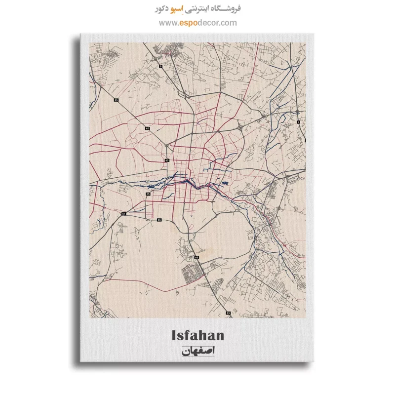 خرید نقشه شهر اصفهان