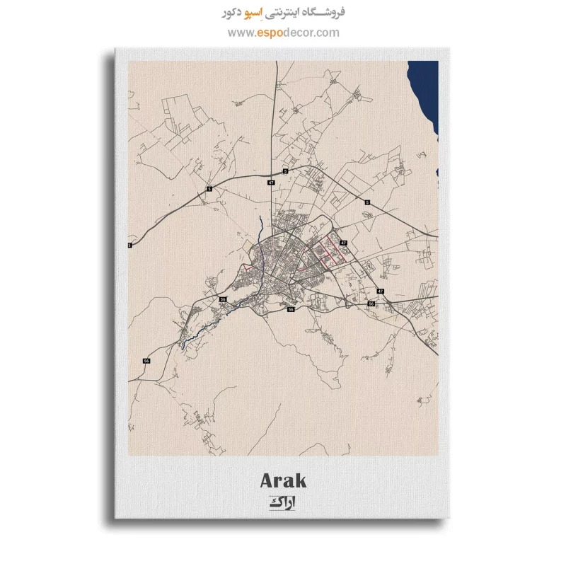 خرید نقشه اراک