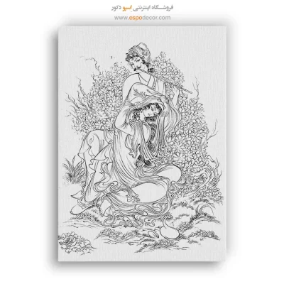 خرید تابلو خطی سنتی 