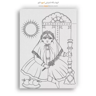 خرید تابلو خطی دست‌ساز 
