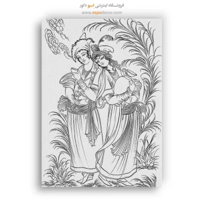 تابلو دکوراتیو خطی دیواری هنری