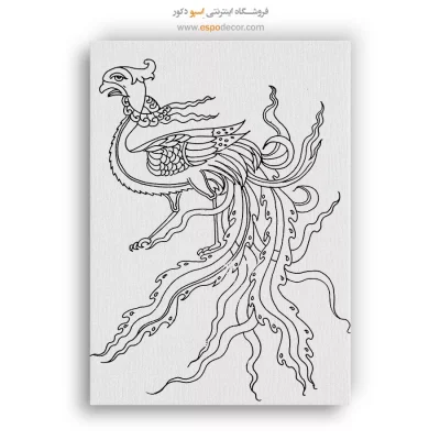تابلو هنری خطی دیواری هنری