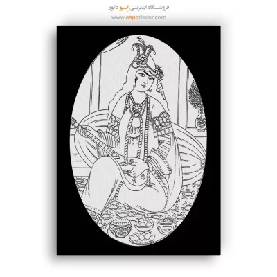 تابلو دکوراتیو خطی سبک سنتی