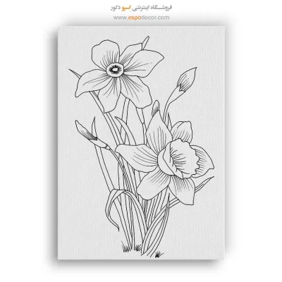 تابلو هنری خطی برای دکور اداری