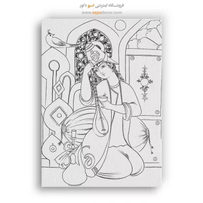 تابلو مینیاتور طرح سنتی