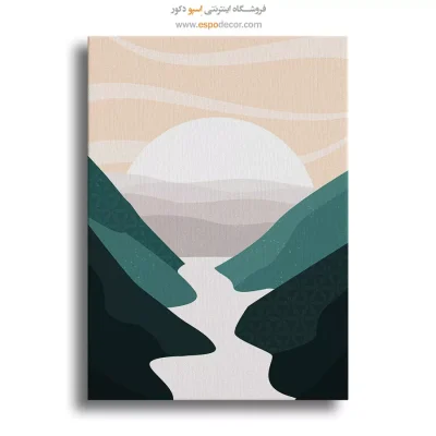 تابلو مینیمال قاب‌دار