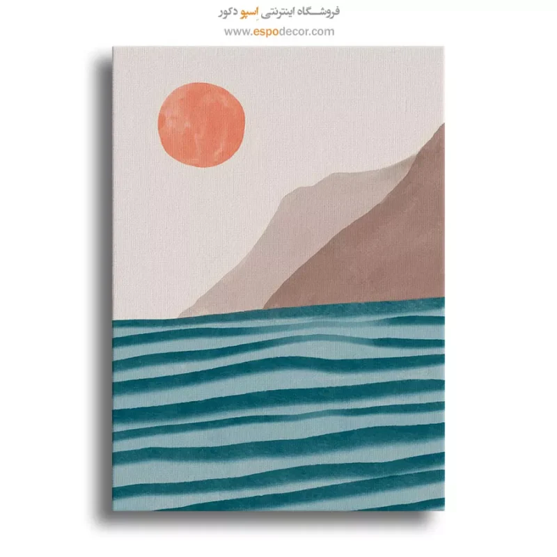 تابلو مینیمال خاکستری برای دکور