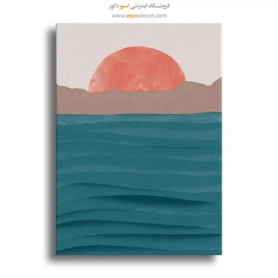 تابلو مینیمال برای اتاق نشیمن